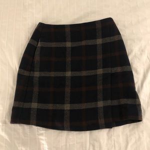 Uniqlo check skirt